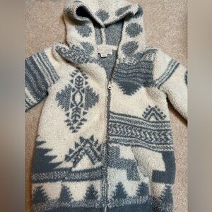 Barefoot Dreams Kids Zip Up Sweater - Size 4T- 5T